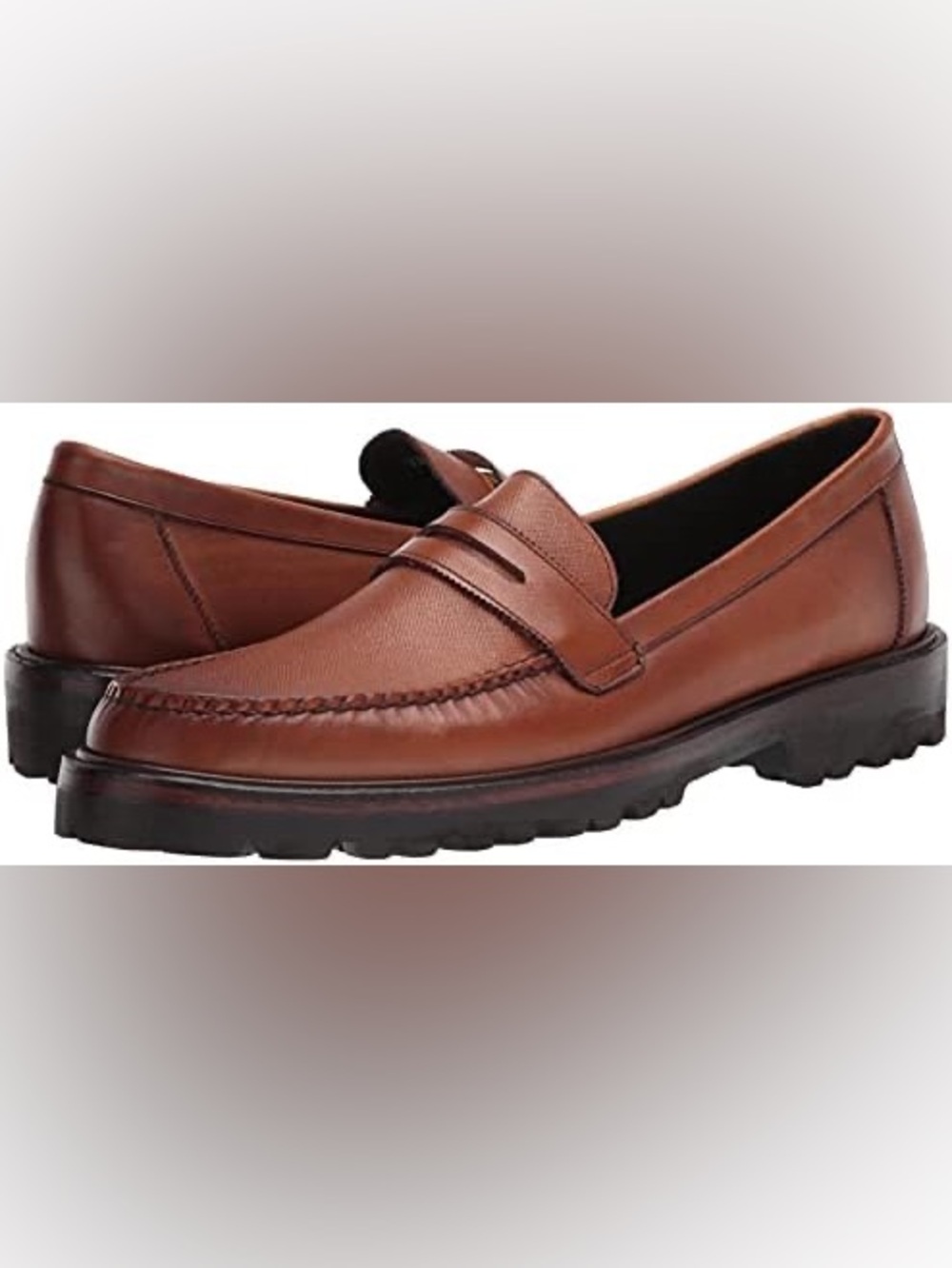 Allen Edmonds Harrison Brown Leather Penny Oxford Loafers Like New